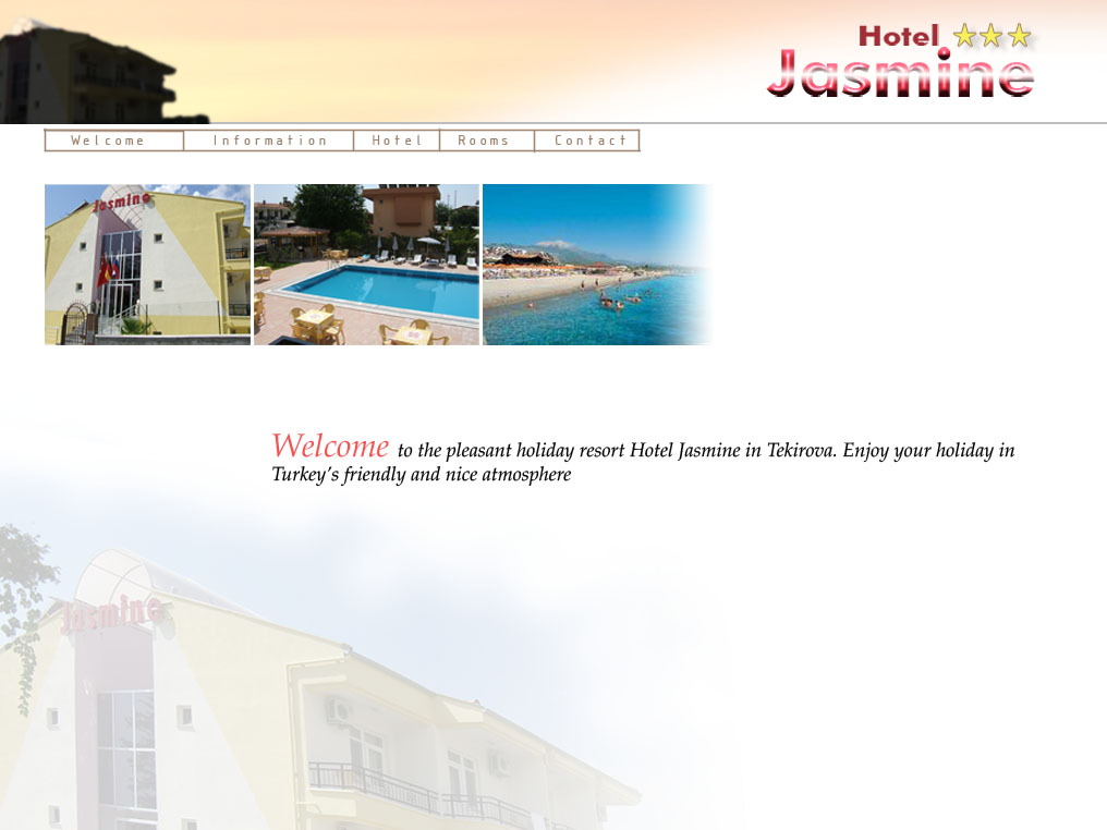 welcome , hotel tekirova jasmine , information@hotel-jasmine.com